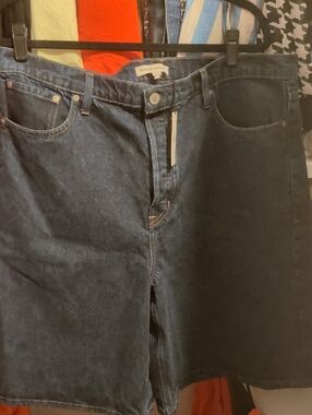 Banana Republic Dark Blue Denim Bermuda Shorts